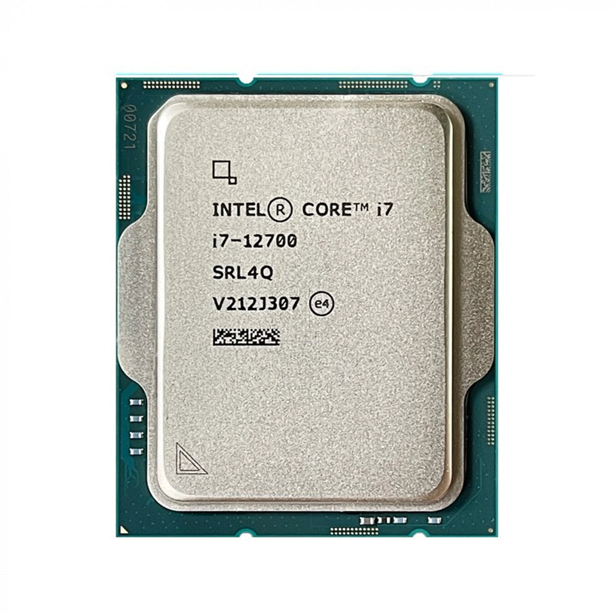 Real Intel Core i7-12700 SRL4Q processor top-view reference photo, Artline