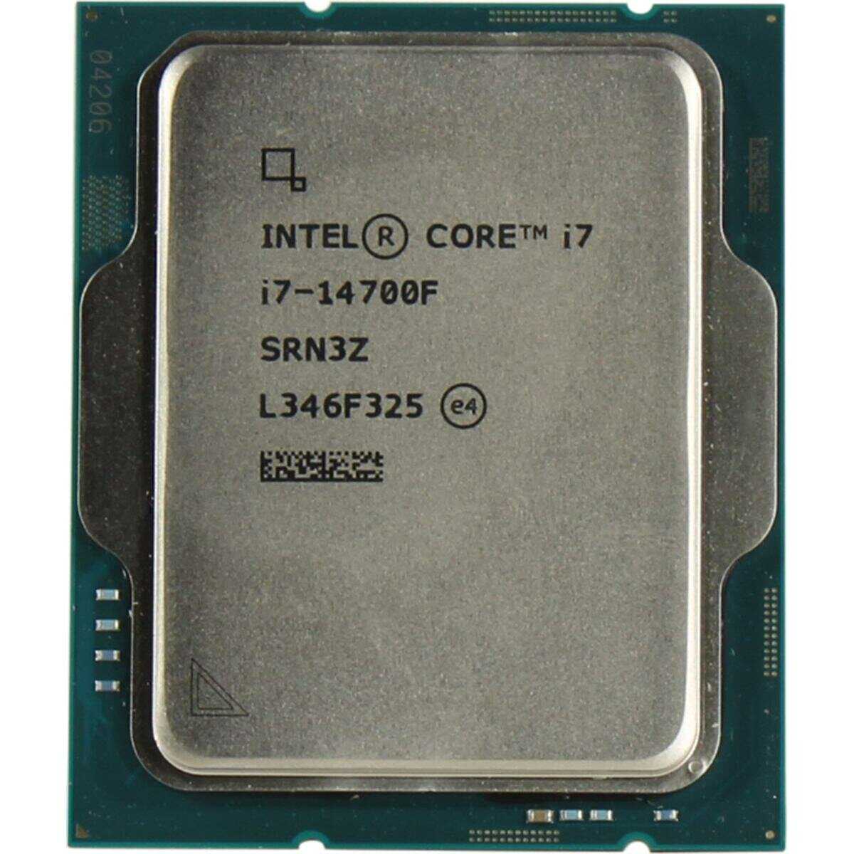 Genuine Intel Core i7-14700F SRN3Z CPU chip photo, WizeMart model reference