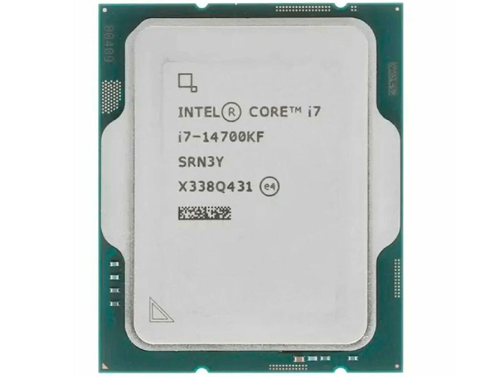 Genuine Intel Core i7-14700KF SRN3Y processor chip reference photograph from PakByte