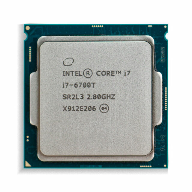 Genuine Intel Core i7-6700T SR2L3 2.80GHz CPU physical photograph, third-party reference, not SakoonSay stock