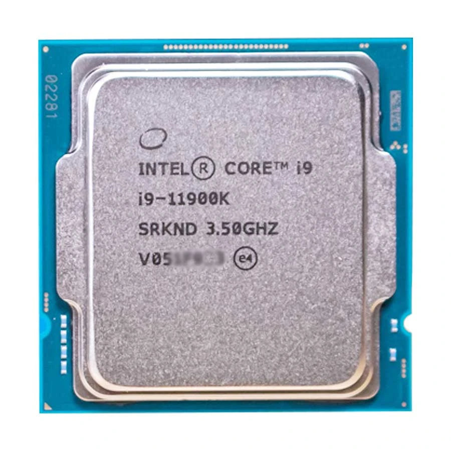 Intel Core i9-11900K SRKND physical processor, matching-model reference photograph
