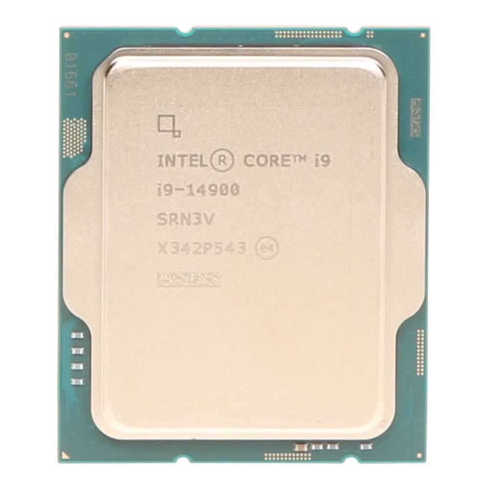 Genuine Intel Core i9-14900 SRN3V processor chip photograph, model reference from Micro Center