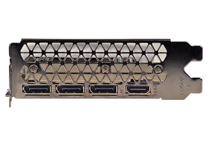 Leadtek RTX 3060 Hurricane White Edition three DisplayPort and one HDMI output