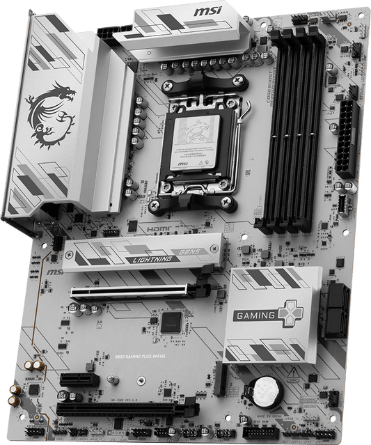 MSI B850 Gaming Plus WiFi6E motherboard official MSI product image