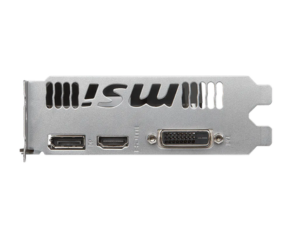 MSI GeForce GTX 1050 2GT OC 2GB display outputs