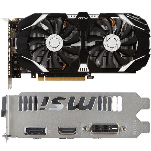 MSI GeForce GTX 1060 3GT OC 3GB front view