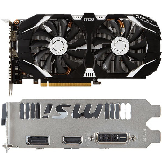 MSI GeForce GTX 1060 3GT OC 3GB front view