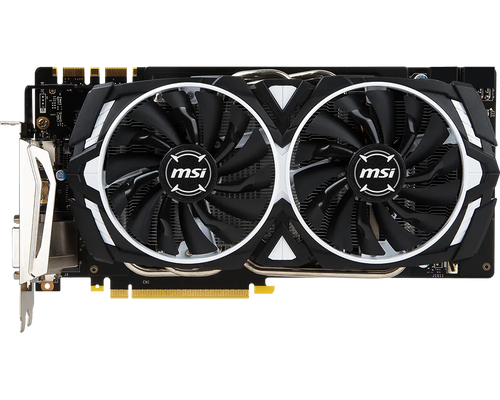 MSI GeForce GTX 1070 Ti ARMOR 8G front view