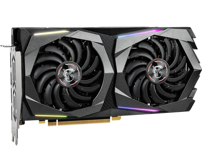 MSI GeForce GTX 1660 SUPER GAMING X 6GB angle view