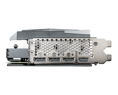 MSI RTX 3070 GAMING X TRIO output ports: three DisplayPort and one HDMI