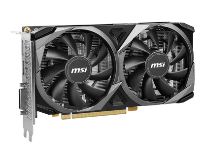 MSI RTX 3050 VENTUS 2X XS 8G OC original angled product image