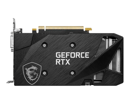 MSI RTX 3050 VENTUS 2X XS 8G OC original rear product image