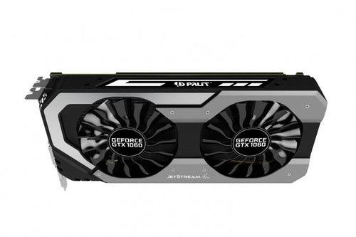 Palit GTX 1060 Super JetStream 6GB original front product image, matching-model reference