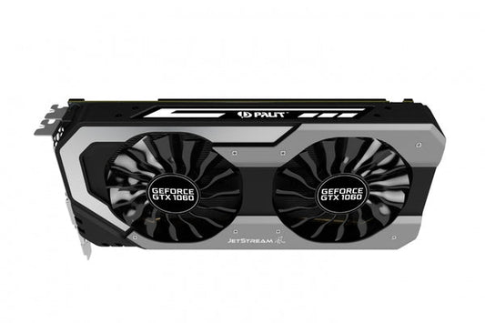 Palit GTX 1060 Super JetStream 6GB original front product image, matching-model reference