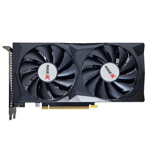 RAGE-X GeForce RTX 2060 SUPER 8GB dual fan graphics card front view
