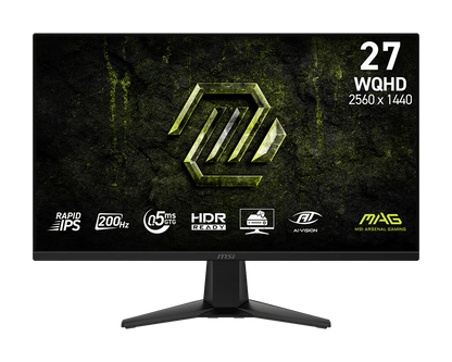 MSI MAG 275QF E20 27″ WQHD 200Hz Rapid IPS Gaming Monitor