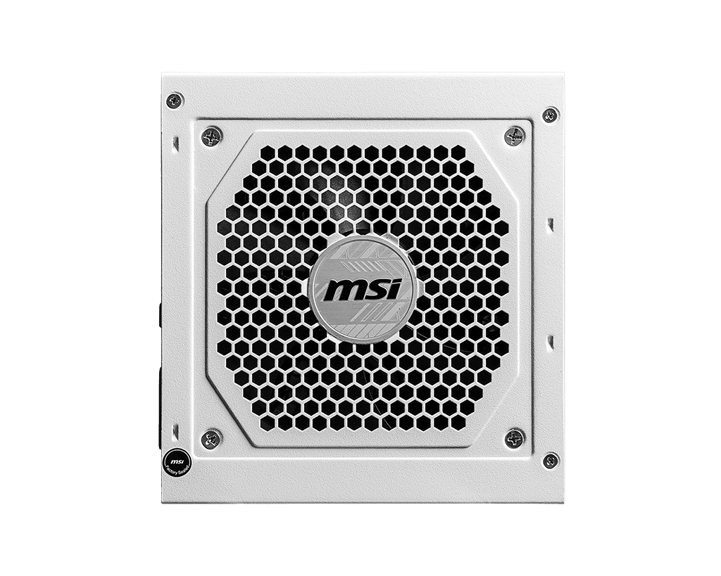 MSI MAG A850GL PCIE5 850W Gold Fully Modular PSU – White