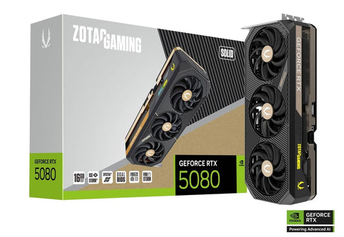 Zotac Gaming GeForce RTX 5080 Solid 16GB Graphics Card – PRE-ORDER