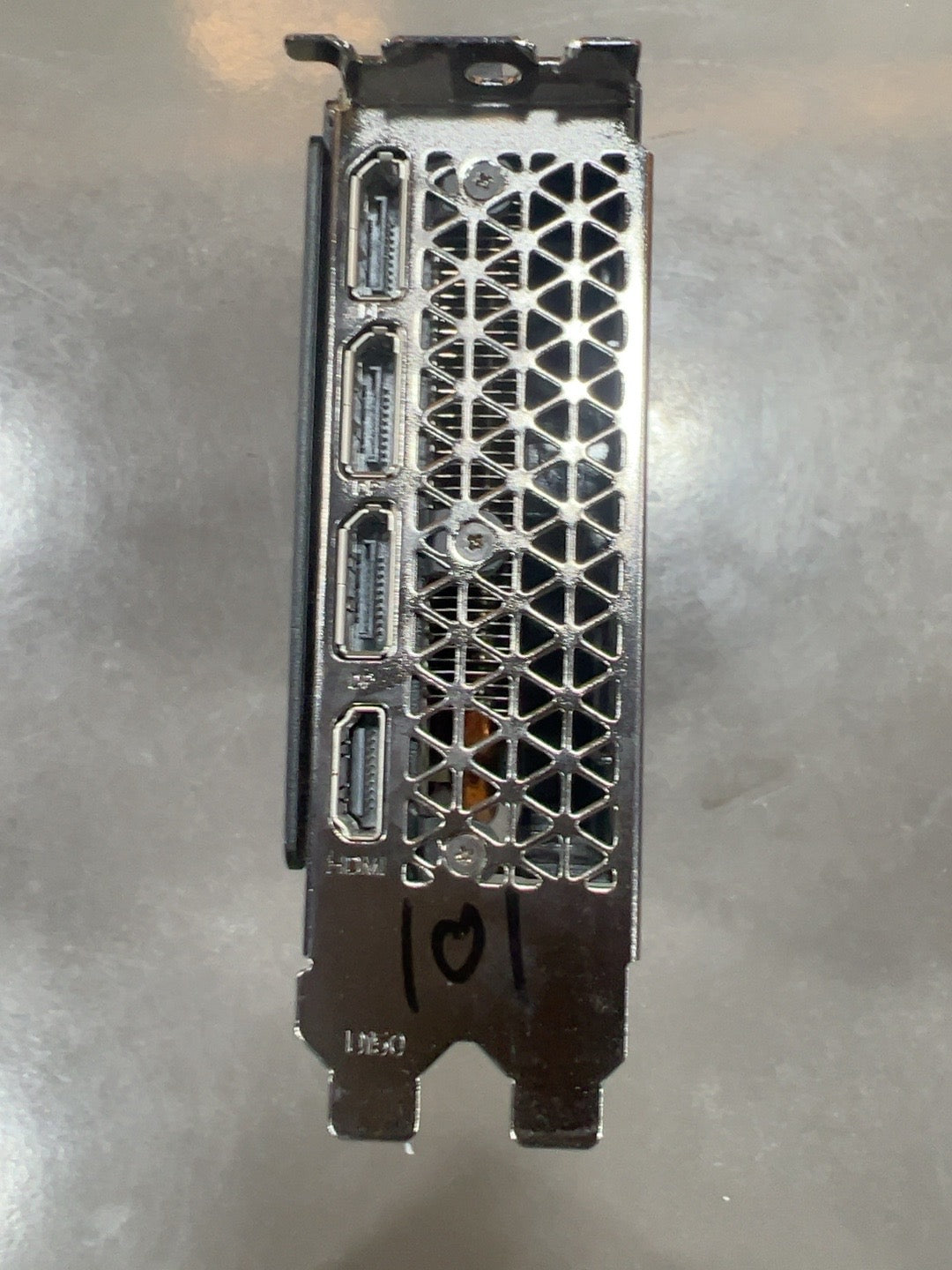 GeForce RTX 3060 12GB OEM graphics card ports view