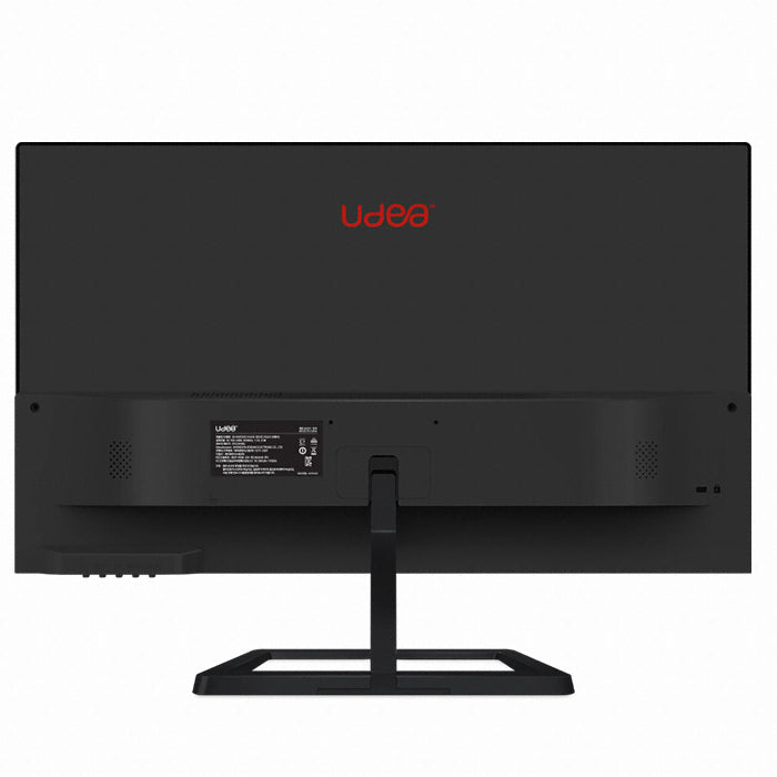 UDEA EDGE 24UH2 75Hz monitor rear view with HDMI DVI VGA