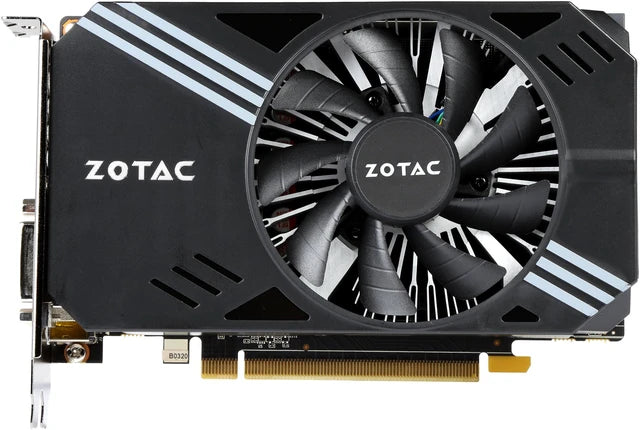 ZOTAC GeForce GTX 1060 Mini 3GB single-fan front view