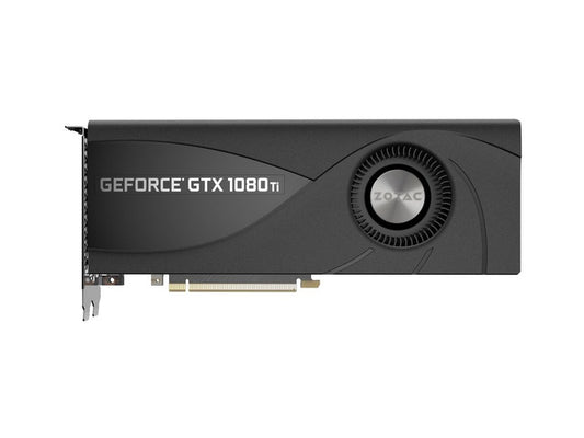 ZOTAC GTX 1080 Ti Blower original catalog front view, no box