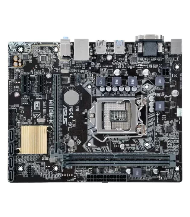 ASUS H110M-K Micro ATX DDR4 LGA 1151 Motherboards